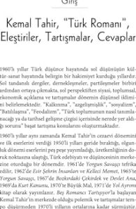Kemal Tahir ve Türk Romanı: Eleştiriler, Tartışmalar, Cevaplar