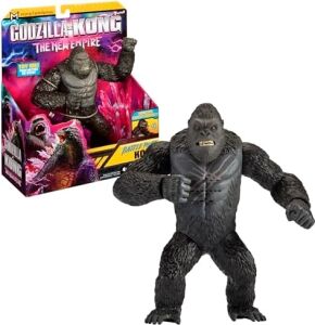 Giochi Preziosi Godzilla Kong Yeni Imparatorluk Için - 18 cm Eklemli Kong Deluxe, Son Derece Detaylı, Yüz Ifadeleri ve Ses Işlevleri Ile, 4 Yaş ve Üstü Çocuklar Için