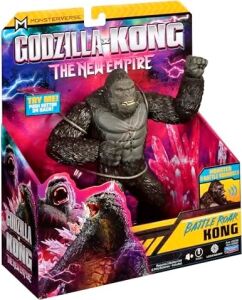 Giochi Preziosi Godzilla Kong Yeni Imparatorluk Için - 18 cm Eklemli Kong Deluxe, Son Derece Detaylı, Yüz Ifadeleri ve Ses Işlevleri Ile, 4 Yaş ve Üstü Çocuklar Için