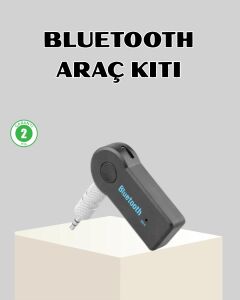 Bluetooth Araç Kiti Aux Mp3 Çalar Kablosuz Eller Serbest Cihaz
