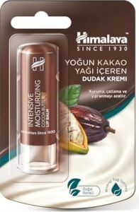 Himalaya Yoğun Nemlendirici Dudak Kremi, Lip Balm, Kakao Yağı, Hint Yağı, BESLEYICI,%100 Doğal Renk, Silikon Içermez, 4,5 gr