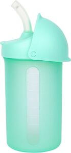 Tomy Boon Swig Küçük Çocuk Silikon Hasır Bardak, 255 Ml, Nane, 1 Count (Pack Of 1)