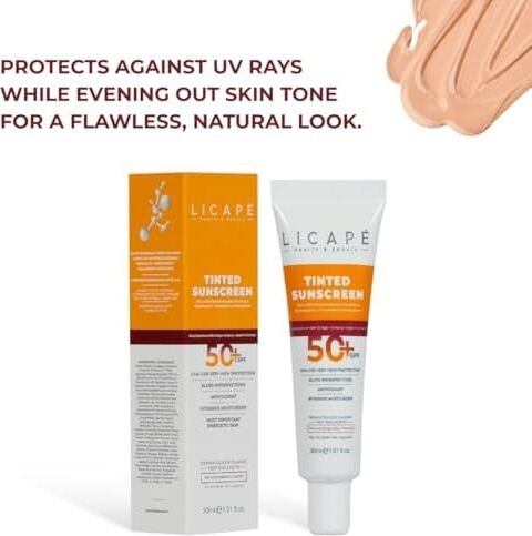 Yüksek Koruma Tinted (Kapatıcı) 50 Spf Güneş Kremi