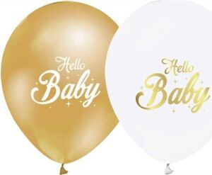 Hello Baby Latex Balon 10 Adet