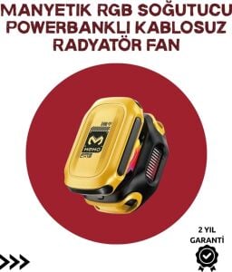 Akıllı Dijital Kontrollü Soğutucu | Aı & Standart Mod | 7 Kanatlı Fan Tasarımı