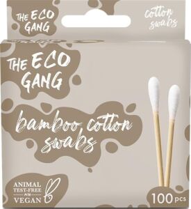 The Eco Gang - Cotton Swabs - 100PCS - White - Bambu Kulak Çubuğu 100LÜ Beyaz