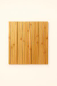 Bambu Katlanabilir Yan Sehpa 40X29 Cm, Koltuk ve Kanepe Kenarı Portatif Tepsi, Amerikan Servisi