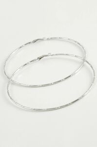 Noktalı Metal Halka Küpe 8-9-10 cm