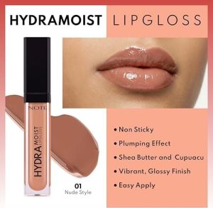 Hydramoist Lipgloss 01 Nude Style Nemlendirici Dudak Parlatıcısı, Nude