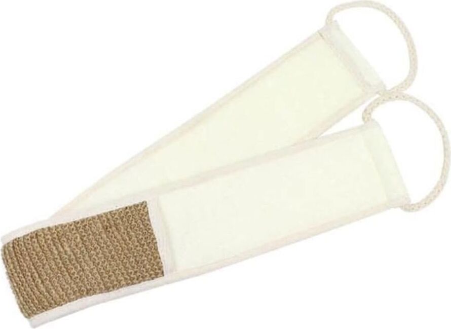 Sisal Lif Sırt Kesesi Kahverengi (8 cm x 20 Cm)