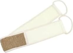 Sisal Lif Sırt Kesesi Kahverengi (8 cm x 20 Cm)