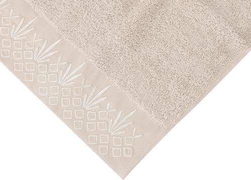 Sty Barra Gri Nakışlı Havlu 50X90