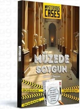 Cases Müzede Soygun, Dedektif Dosyası, Gizem Çözme Oyunu, Şüpheli Kartları ve Ipucu Belgeleri ile