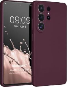 Matte Silicone  Galaxy S26 Ultra Için Kılıf Mor [galaxy S26 Ultra ile Uyumlu Kılıf - Mor]
