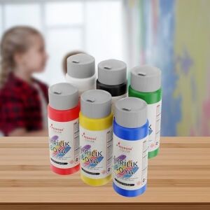 Ana Renkler Akrilik Boya 6'lı Set 6X60ML