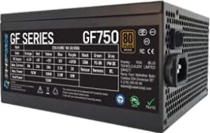 GF750 750W 80+ Bronz Sertifikalı Güç Kaynağı