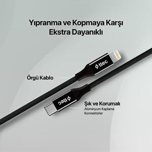 Alumicable Usb-C - Lightning Hızlı Şarj Kablosu 150CM