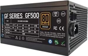GF500 500W 80+ Bronz Sertifikalı Güç Kaynağı