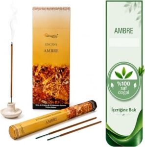 Doğal Amber Çubuk Tütsü (20 Aromatika Çubuk Tütsü)