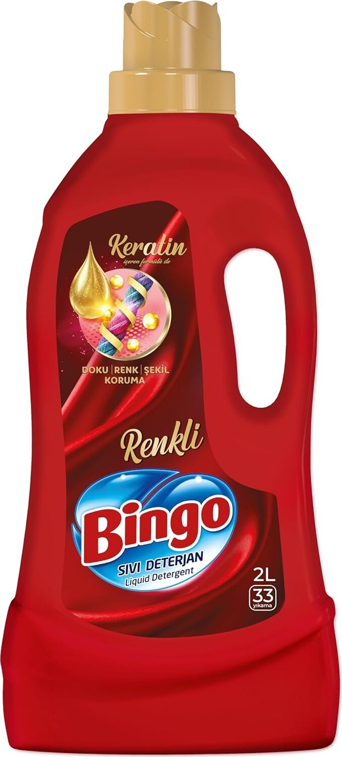 Sıvı Çamaşır Deterjan Bakım Renkli 2000 ml 33 Yıkama