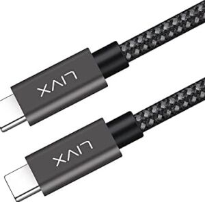 Solid 100W 5A Type C To Type C Hızlı Şarj ve Data Kablosu Halat Örgülü Space Gray Mbt (2 Metre)