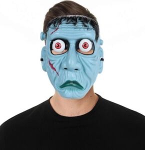 Frankenstein Temalı Sallanan Oynar Gözlü Maske