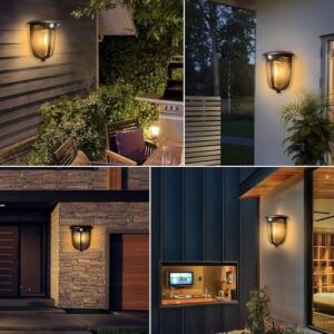 Güneş Enerjili Hareket Sensörlü, Cob LED Duvar APLIK/GT-SL18