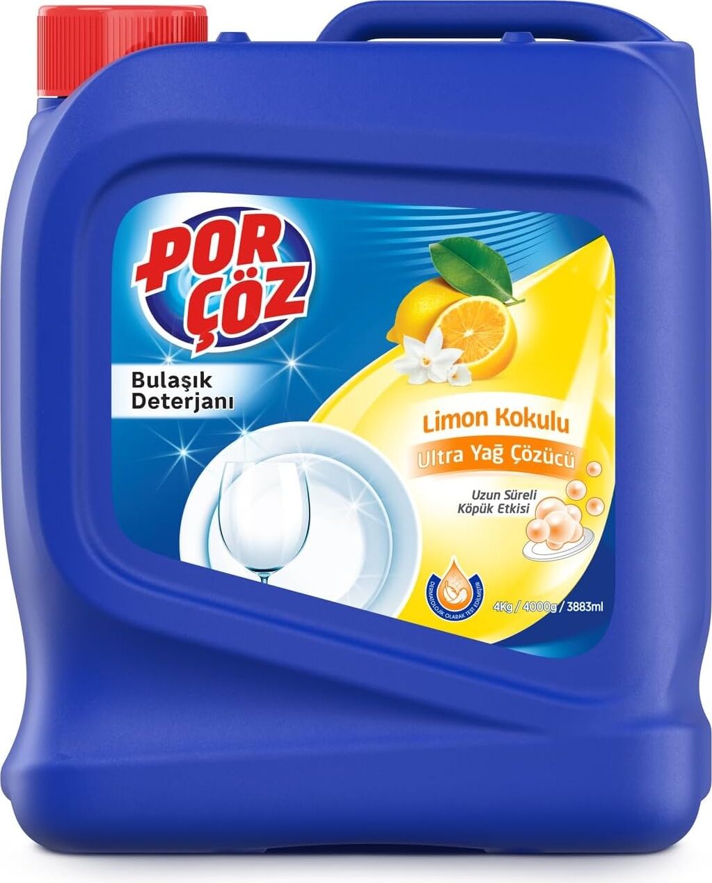 Bulaşık Elde Yıkama Deterjanı Limon Kokulu 4kg
