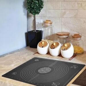 Silikon Hamur Matı 40X50 cm | Ölçülü Kaymaz Yapışmaz Mutfak Matı