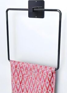 Metal Kare Havluluk, Banyo Havluluk,paslanmaz Yapışkanlı Askı Standı, Banyo Askısı, Mutfak Askısı, Havlu Tutucu, 16 * 16 cm