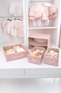 Baby 3 Bölmeli Katlanabilir Çekmece - Bebek Odası Organizeri