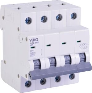 4VTB-4B25 Otomatik Sigorta 4,5ka B Tipi 4 Kutup 25A