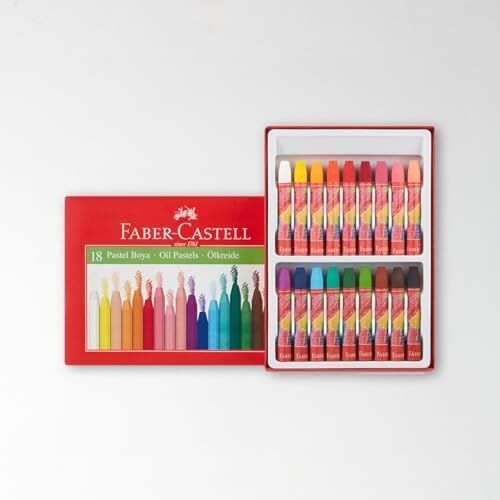Pastel Boya, 18 Renk, Yumuşak ve Canlı Renkler, Rahat Kullanım, Etkili Uygulama, Sanatsal ve Eğitsel Aktiviteler Için