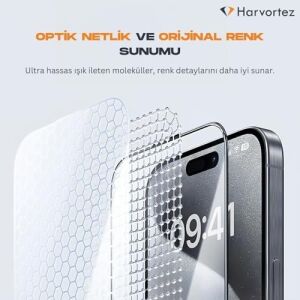 iPhone 16 Pro / 17/17 Pro Ekran Koruyucu Için Ultra Berrak, Anti-Statik, 9h Süper Güçlü Cam, 5d Tam Koruma, Toza & Çizilmelere Dayanıklı, Kılıf Dostu, Yok Hissi Verir - Kolay Takılır
