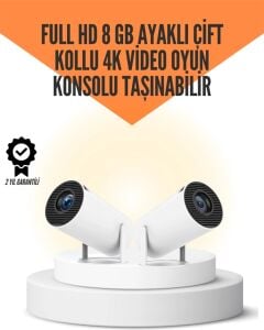 10.000 Oyun Destekli, Çift Kollu 4K Projeksiyon – Hdmı, Usb, Aux, Ethernet Yok