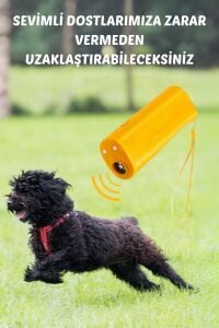 AD-100 Ultrasonik 150 Db Uzun Menzilli Köpek Savunma ve Eğitici Ses Cihazı