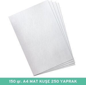 Umur 150 gr A4 Mat Kuşe Kağıt, 250 Yaprak
