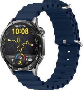 22MM ile Uyumlu Saatler Için Ocean Loop 46MM Silikon Kordon  Watch (Gt6 Pro/gt6/gt5 Pro/gt5/gt4/watch 4 Pro/gt3/gt3 Pro/gt2/gt2 Pro)