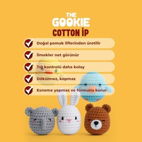 Mini Tavşan Örgü Kiti - Amigurumi Tığ Kitimini Tavşan Örgü Kiti - Amigurumi Tığ Kiti