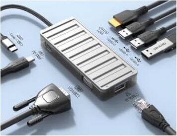 100W 7in1 Usb-C Hub Adaptör Hb-12
