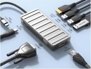 100W 7in1 Usb-C Hub Adaptör Hb-12