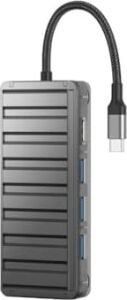 100W 7in1 Usb-C Hub Adaptör Hb-12
