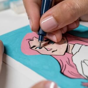 5300 Ince Uçlu Akrilik Markör ve Edding 1800 Teknik Çizim Kalemi 5'li Manga Seti