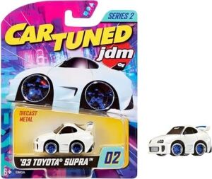 Cartuned Jdm Seri 2 1993 Supra A90 Diecast Arabası, Beyaz, Metal Gövde