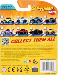 Cartuned Jdm Seri 2 1993 Supra A90 Diecast Arabası, Beyaz, Metal Gövde