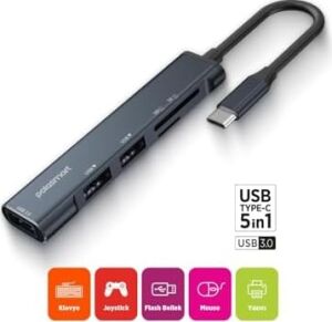 Polosmart PSM151 Dönüştürücü & Çoklayıcı Gri