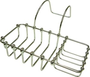 Brass CC2161 Vintage Pençe Ayak Banyo Sabunluk, 20X10 Cm, Parlak Krom
