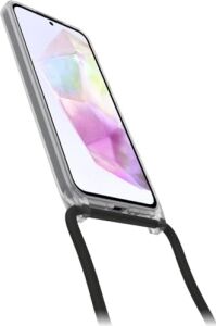 React Necklace Kılıf, Galaxy A35 5g Için, Ultra Ince, Koruyucu Kılıf, Ayarlanabilir ve Çıkarılabilir Cep Telefonu Zincirli, Askeri Standartlara Göre Test Edilmiştir, Şeffaf