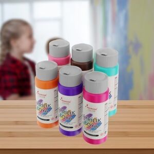 Tamamlayıcı Renkler Akrilik Boya 6'lı Set 6X60ML