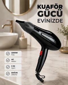 Hızlı Kurutma ve Şekillendirme Için Profesyonel Saç Kurutma Makinesi